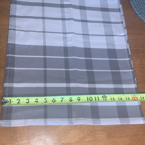Quiltina New In Package set of four placemats, gray checkered 100% cotton BOGO 🌻 - Picture 7 of 13